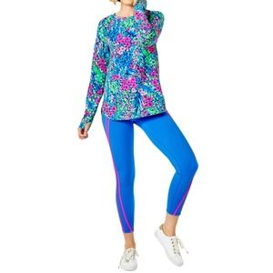 Lilly Pulitzer Floral Tank Top - Blue and Pink